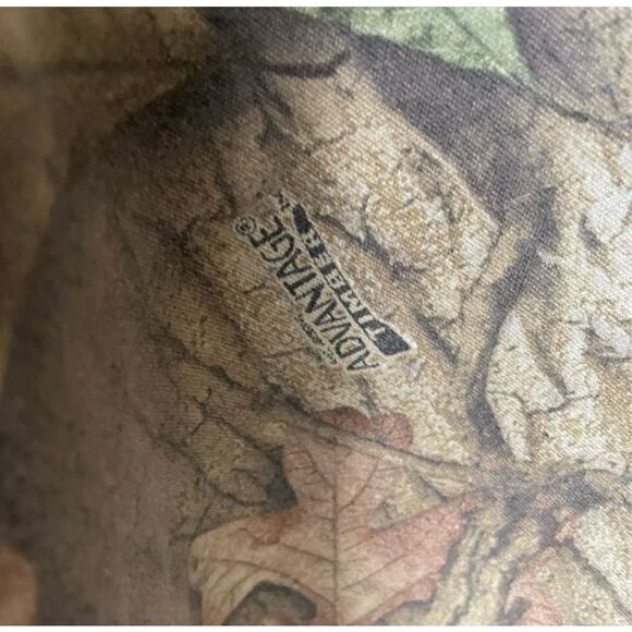 Cabela’s Advantage Timber Leaf Camouflage Long Sleeve Button Down Shirt L - Picture 5 of 10